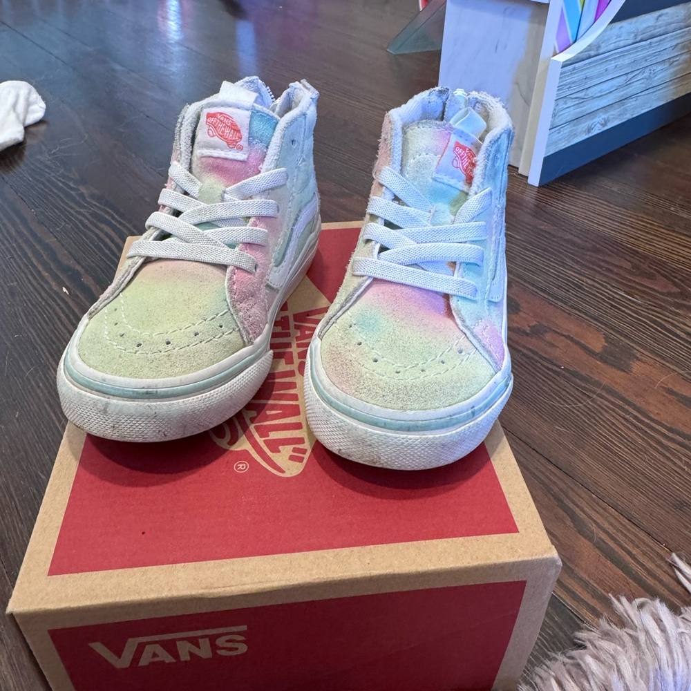 Toddler tie dye vans